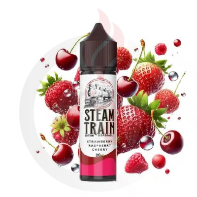 Steam Train Strawberry Raspberry Cherry 20/60ml Flavour Shots